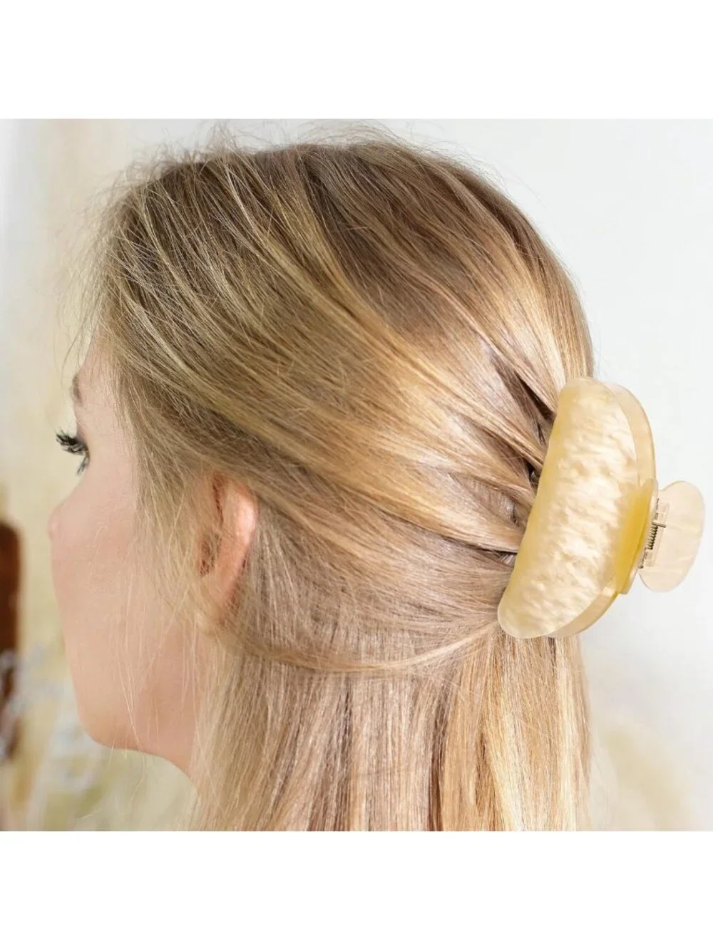 12 Large Candy Color Hair Claw Clips - Cute, Trendy Hair Accessories Set